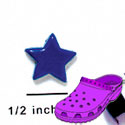 CROC - 3954 - Star Blue Flat - Mini - Clog Shoe Decoration Charm