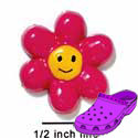 CROC - 3978 - Daisy Smile Pink - Clog Shoe Decoration Charm
