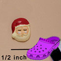 CROC - 4458* - Santa Face Mini Matte - Clog Shoe Decoration Charm