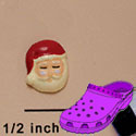 CROC - 4458* - Santa Face Mini Matte - Clog Shoe Decoration Charm