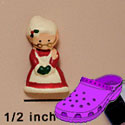 CROC - 4461 - Mrs. Claus Mini Matte - Clog Shoe Decoration Charm