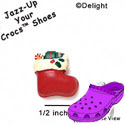CROC - 4469 - Stocking Mini Matte - Clog Shoe Decoration Charm
