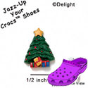 CROC - 4476 - Christmas Tree Mini Matte - Clog Shoe Decoration Charm