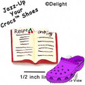 CROC - 4554 - Cook Book Open Matte - Clog Shoe Decoration Charm