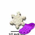 CROC - 4948 - Snowflake - Mini - Clog Shoe Decoration Charm