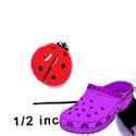 CROC - 5055 - Ladybug Red - Mini - Clog Shoe Decoration Charm