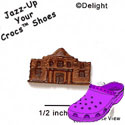 CROC - 5388 - Alamo Brown Matte - Mini - Clog Shoe Decoration Charm