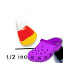 CROC - 9228 - Candy Corn - Mini - Clog Shoe Decoration Charm