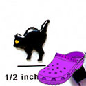 CROC - 9229* - Cat Black - Mini - Clog Shoe Decoration Charm