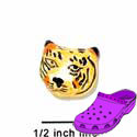 CROC - 9306 - Tiger Face - Mini - Clog Shoe Decoration Charm