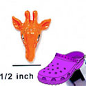 CROC - 9308 - Giraffe Face - Mini - Clog Shoe Decoration Charm