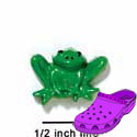 CROC - 9517 - Frog Front - Mini - Clog Shoe Decoration Charm