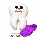 CROC - 9722 - Large Tooth - Medium - Clog Shoe Decoration Charm