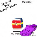CROC - 9731 - Books Bright - Mini - Clog Shoe Decoration Charm