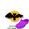 CROC - 9748 - Bat Moon - Mini - Clog Shoe Decoration Charm