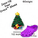 CROC - 9774 - Christmas Tree - Mini - Clog Shoe Decoration Charm