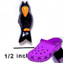 CROC - 9823 - Bird Crow Front - Mini - Clog Shoe Decoration Charm