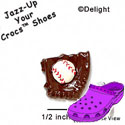 CROC - 9868 - Baseball Glove - Mini - Clog Shoe Decoration Charm