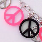New Acrylic Peace Charms