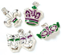 Mardi Gras Charm Jewelry