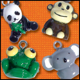 cute animal charms