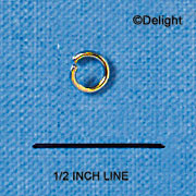 G4933 - Jump Rings - 4 mm Gold Tone (144 per package)