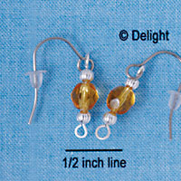 Beaded Earrings - Yellow