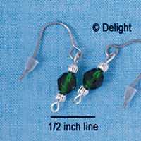 Beaded Earrings - Green