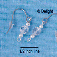Beaded Earrings - Crystal