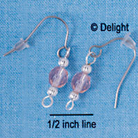 Beaded Earrings - Pink