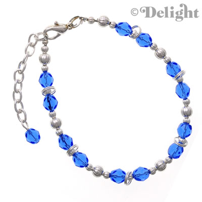 Beaded Bracelet - Blue