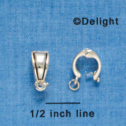 F1081 - Smooth Silver Hinged Bail