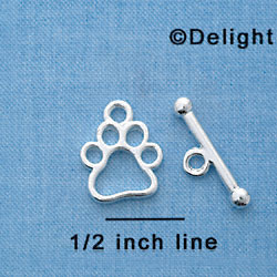 F1294 tlf - Open Paw & Bar Toggle Set