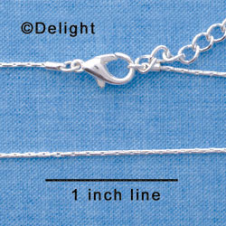 F1306 tlf - Silver Super Mini Snake Chain Necklace (16