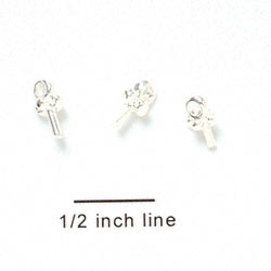 C2865 - Silver Plated Cast Fancy Eye Pin (1 per package)
