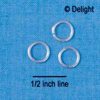 8mm Jump Rings (1mm thick)