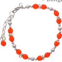 Beaded Bracelet - Orange