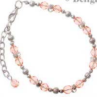 Beaded Bracelet - Pink