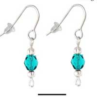 Beaded Earrings - Teal