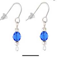 Beaded Earrings - Blue