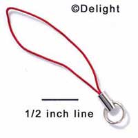 F1384 tlf - Red Cell Phone Cord (12 per package)