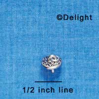 F1156 - Large Silver Eye Pin for Shoe Decoration