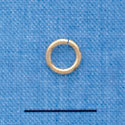 G1001 tlf - 6mm Gold Plated Jump Rings (144 per package)