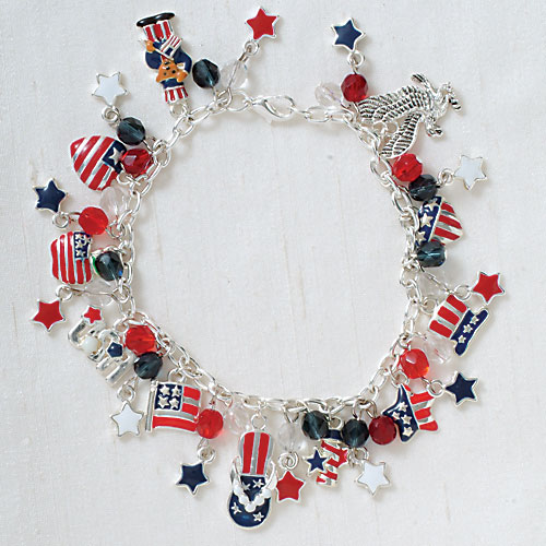 Fourth of July Charm Bracelet