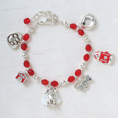 Dog Lovers Charm Bracelet