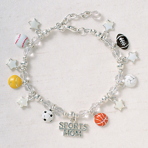 Sports Mom Charm Bracelet