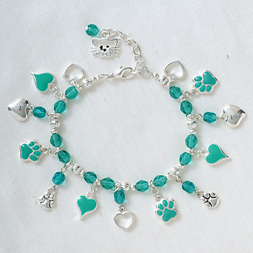 Cat Lover Charm Bracelet