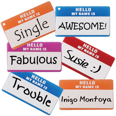 Fun Hello Name Tag Jewelry Ideas