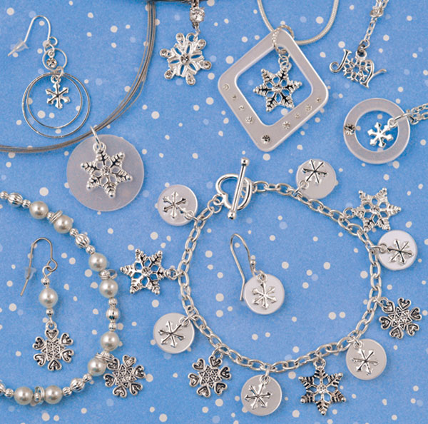 Snowflake Charm Jewelry Project Ideas 2