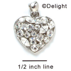 Crystal Swarovski Heart Pendant